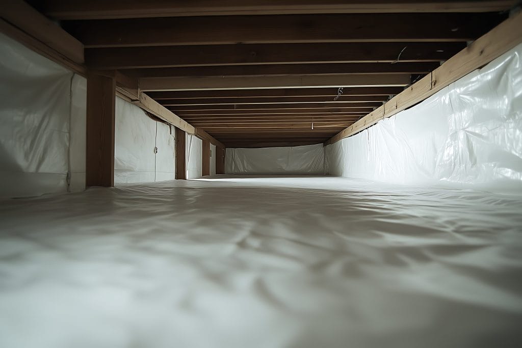 Crawlspace Encapsulation Process in Arizona Home
