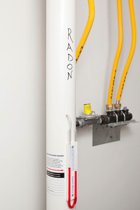 Residential Radon Mitigation System Installation
